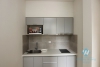 Clean and bright 1 bedroom apartment with simple design for rent in Doi Can Street, Ba Dinh District